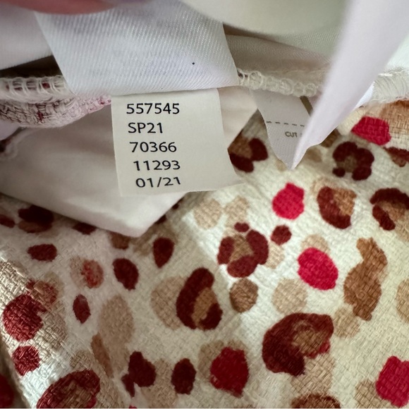 Ann Taylor Pink Animal Leopard Print Paperbag Shorts Size 12 - Picture 10 of 12